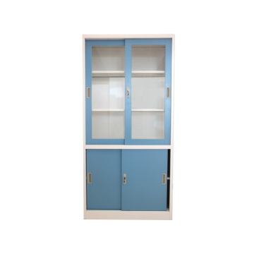 China Mingxiu 2 Door Sliding Door Metal Storage Cabinets